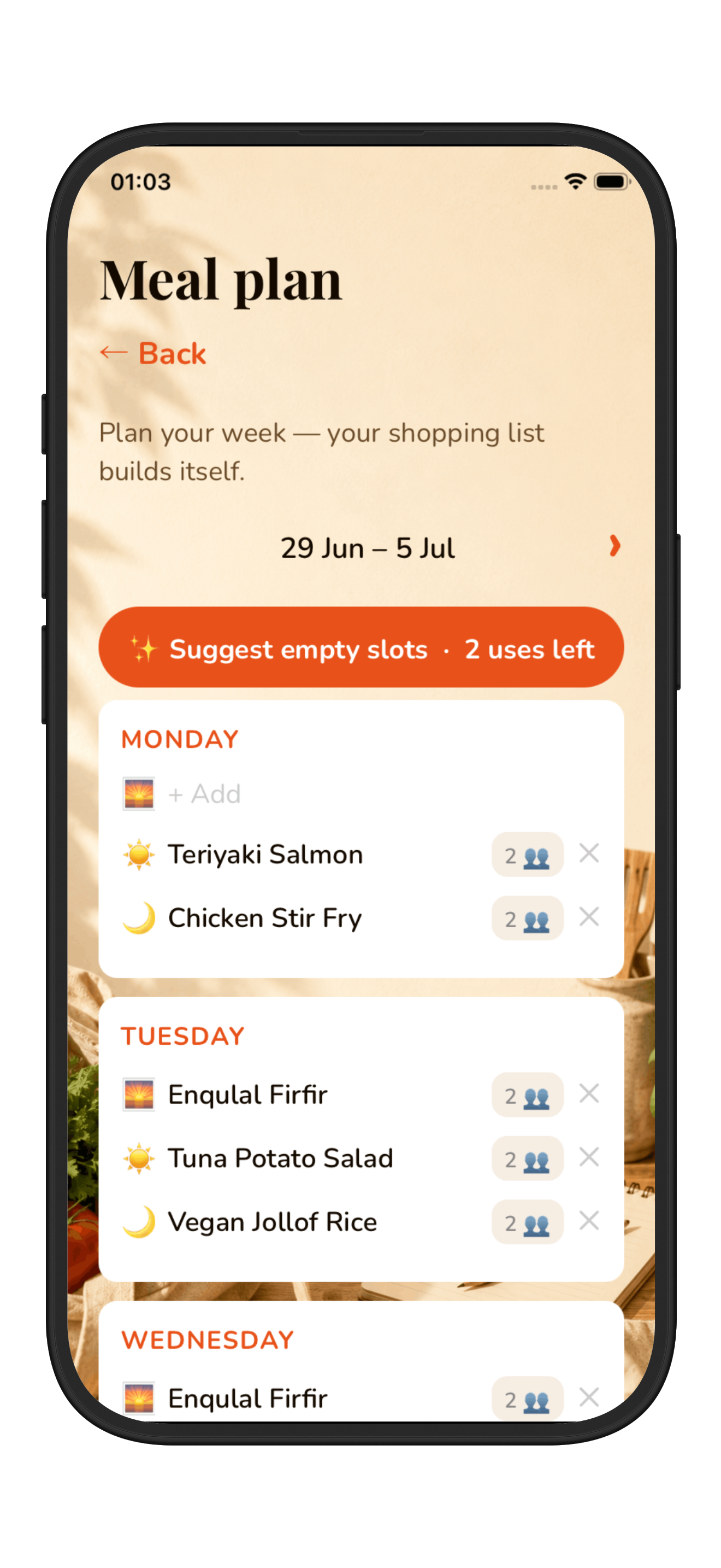 Meal planner