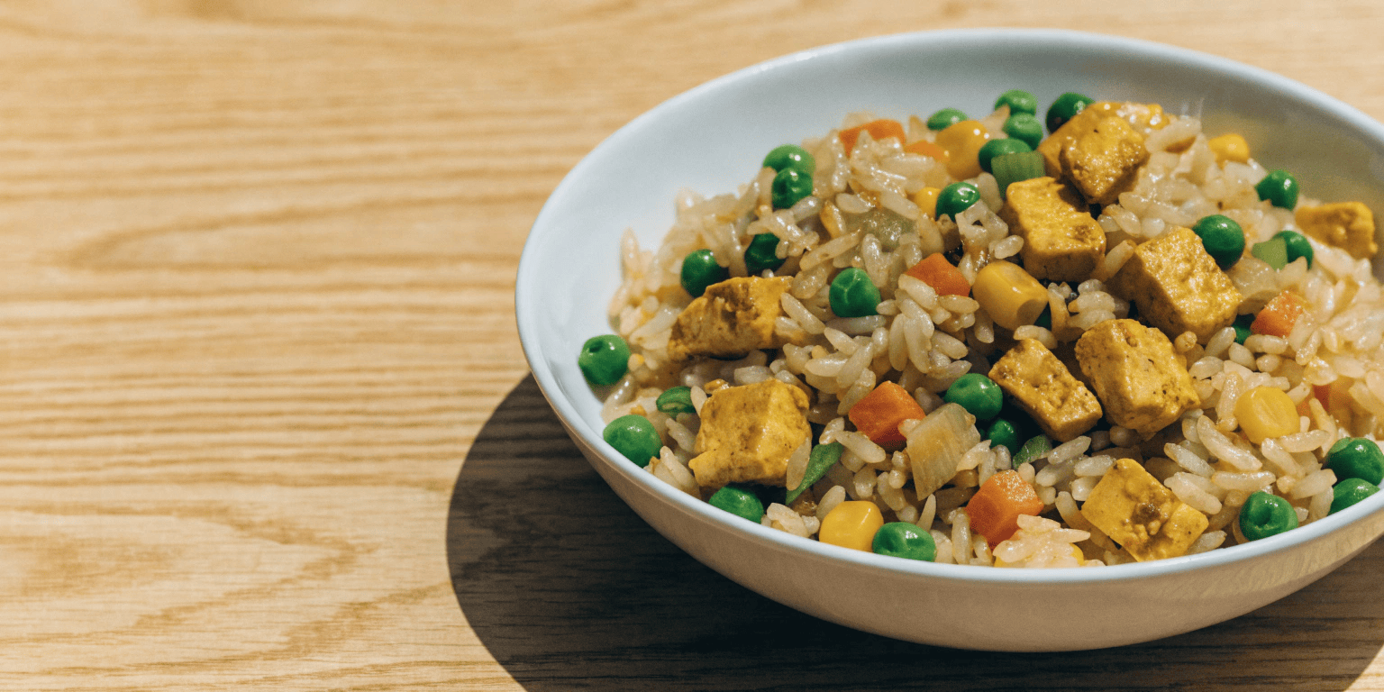 Vegan Egg Fried Rice